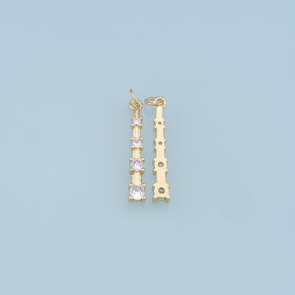 18K Gold Filled Charm Pendant for Jewelry Making