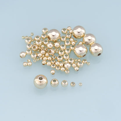 Round Round Beads 2 mm, 3 mm for Jewelry Making