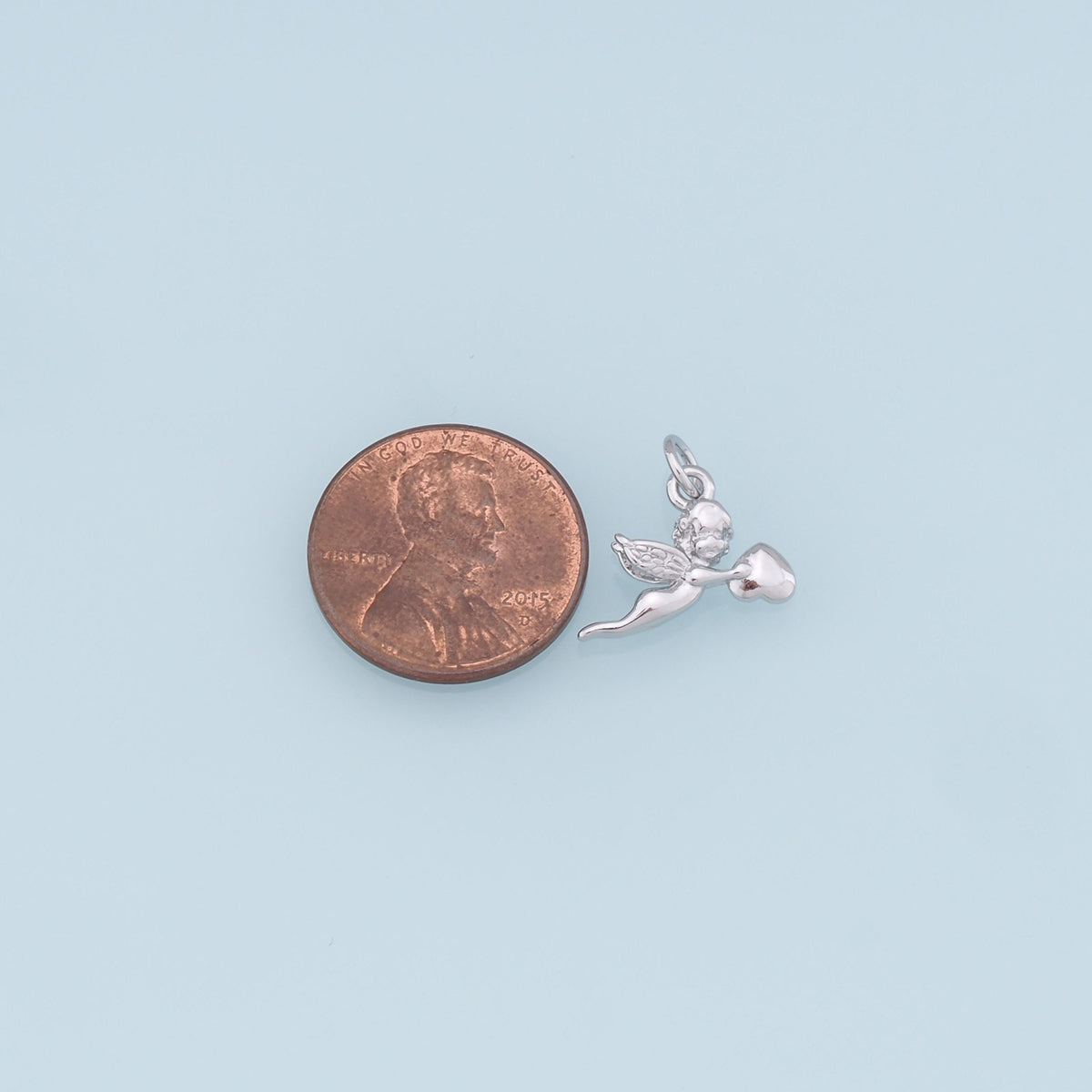 18K Gold Filled Angel Charm Pendant for Jewelry Making