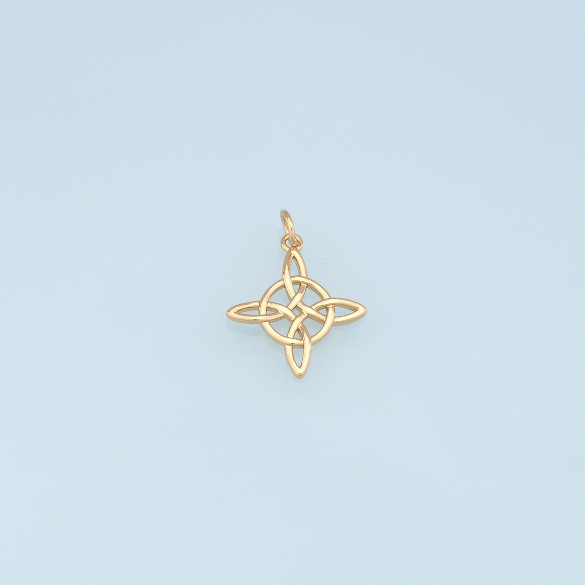 18K Gold Filled Charm Pendant for Jewelry Making
