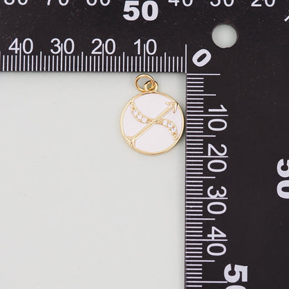 18K Gold Filled Zodiac Constellation Charms,Zodiac Symbol,Horoscope Charm,Gold Astrological Zodiac Sign Minimalist Jewelry