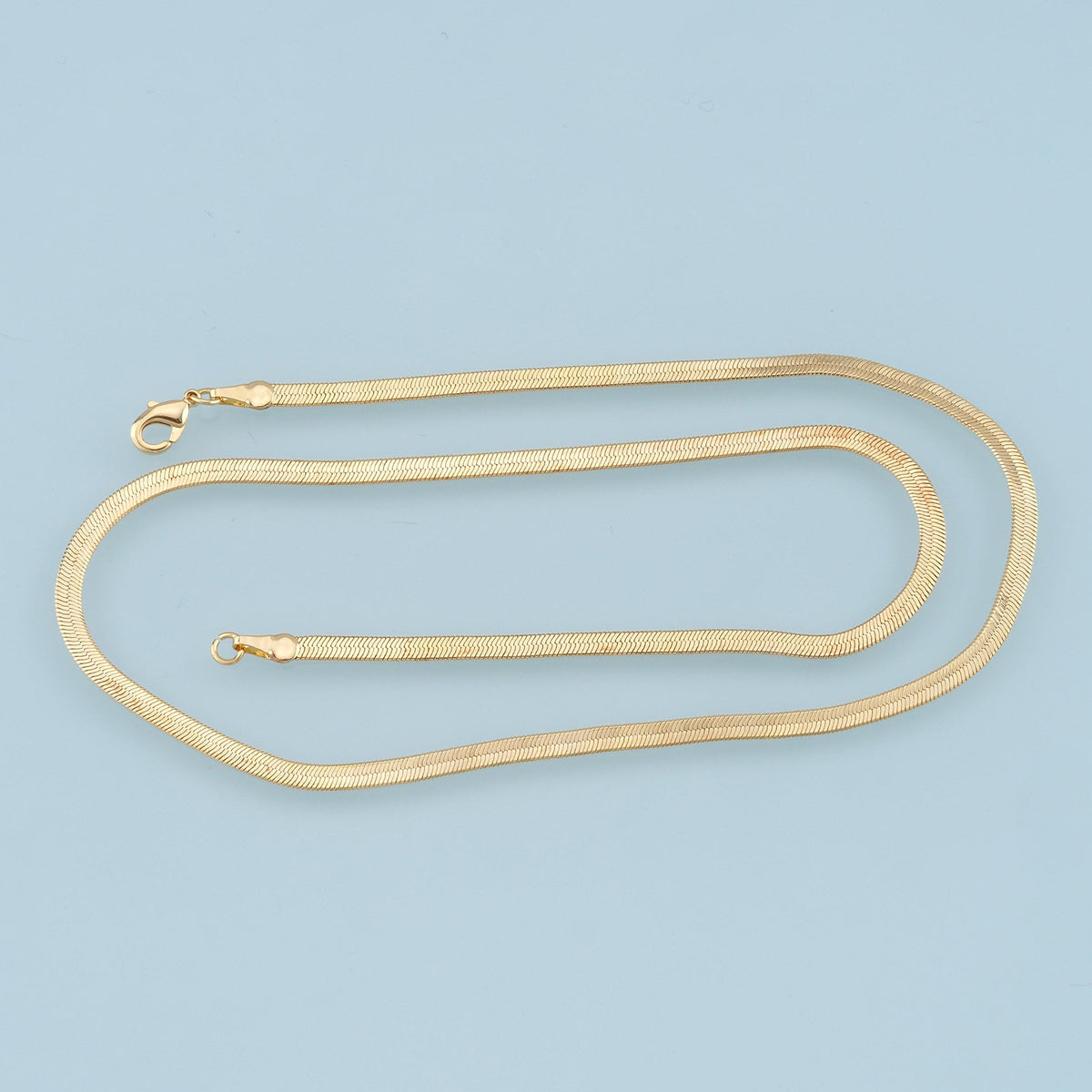18K Gold Filled Snake Snake Chain 3.5 mm for Jewelry Making