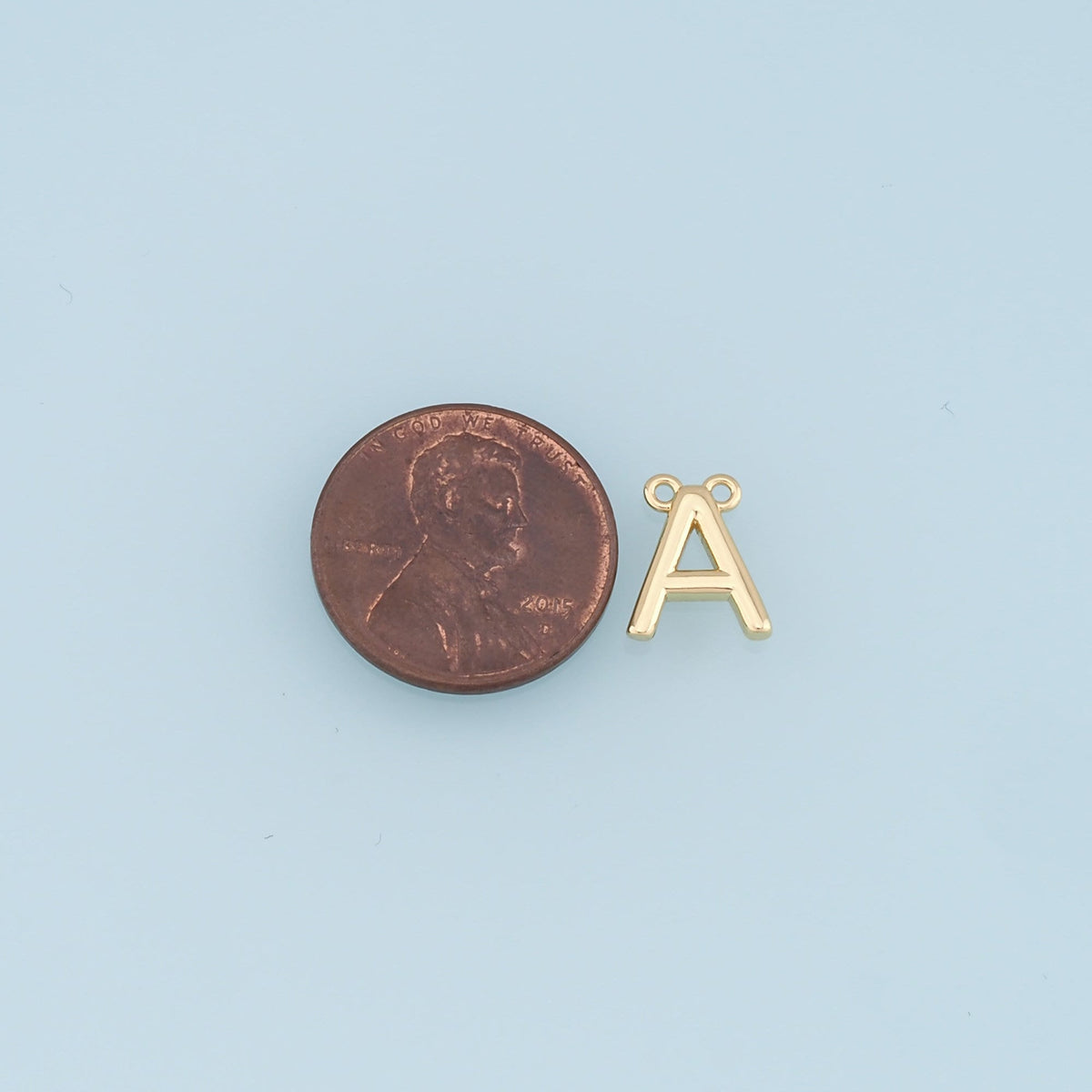 Gold letter Charms,18K Gold Filled letter Pendant,initial Charm Bracelet Necklace for DIY Jewelry Making Supply