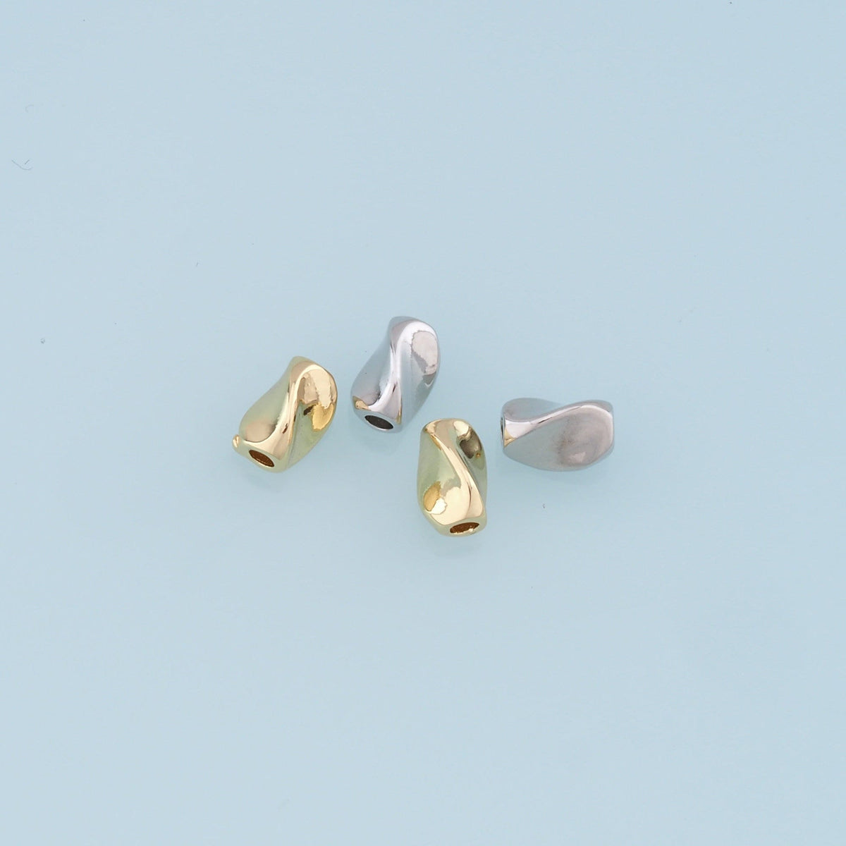 18K Gold Filled Jewelry Beads 2 mm for Jewelry Making