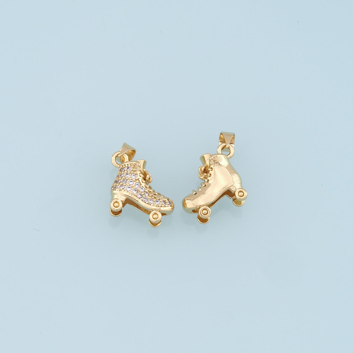 18K Gold Filled Charm Pendant for Jewelry Making