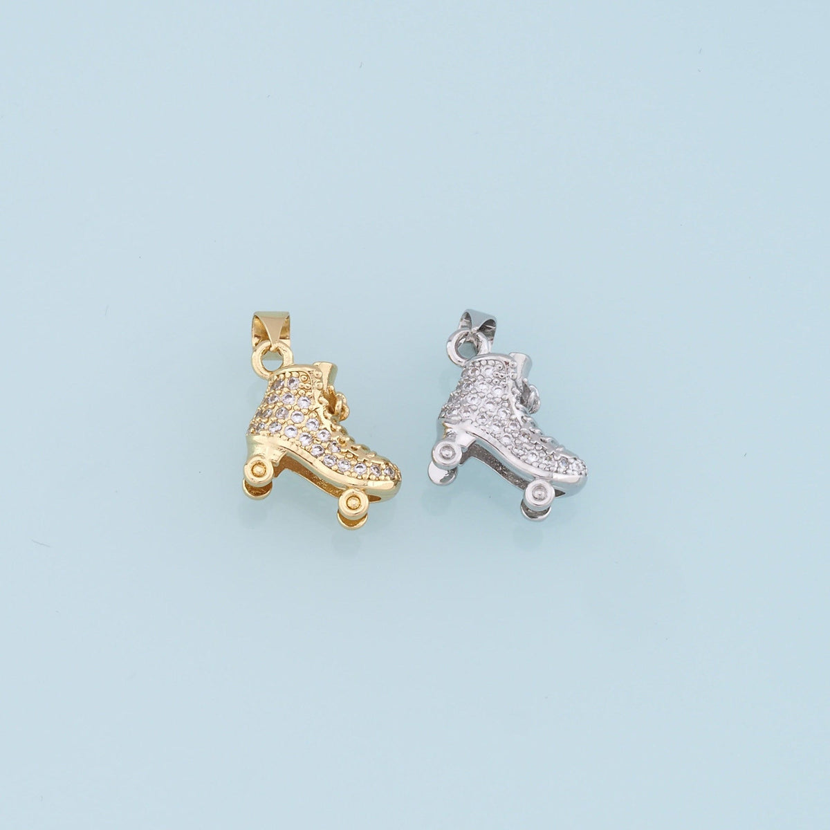 18K Gold Filled Charm Pendant for Jewelry Making