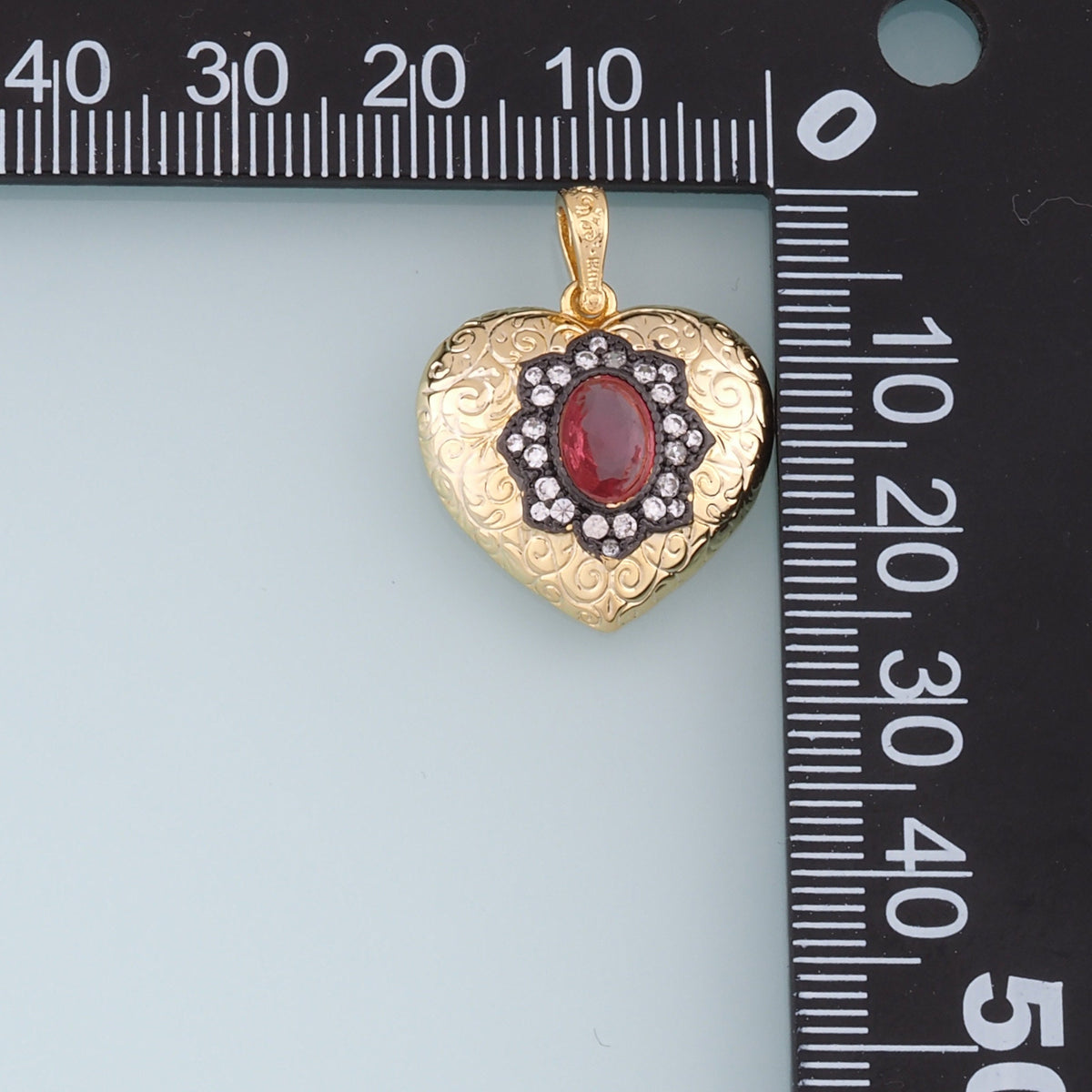 Gold Heart Charms,18K Gold Filled Heart Pendant,Star Charm Bracelet Necklace for DIY Jewelry Making Supply