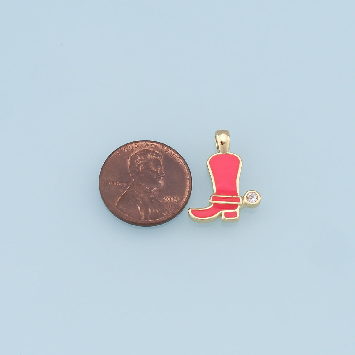 Gold Shoe Charms,18K Gold Filled Shoe Pendant,Shoe Charm Bracelet Necklace for DIY Jewelry Making Supply