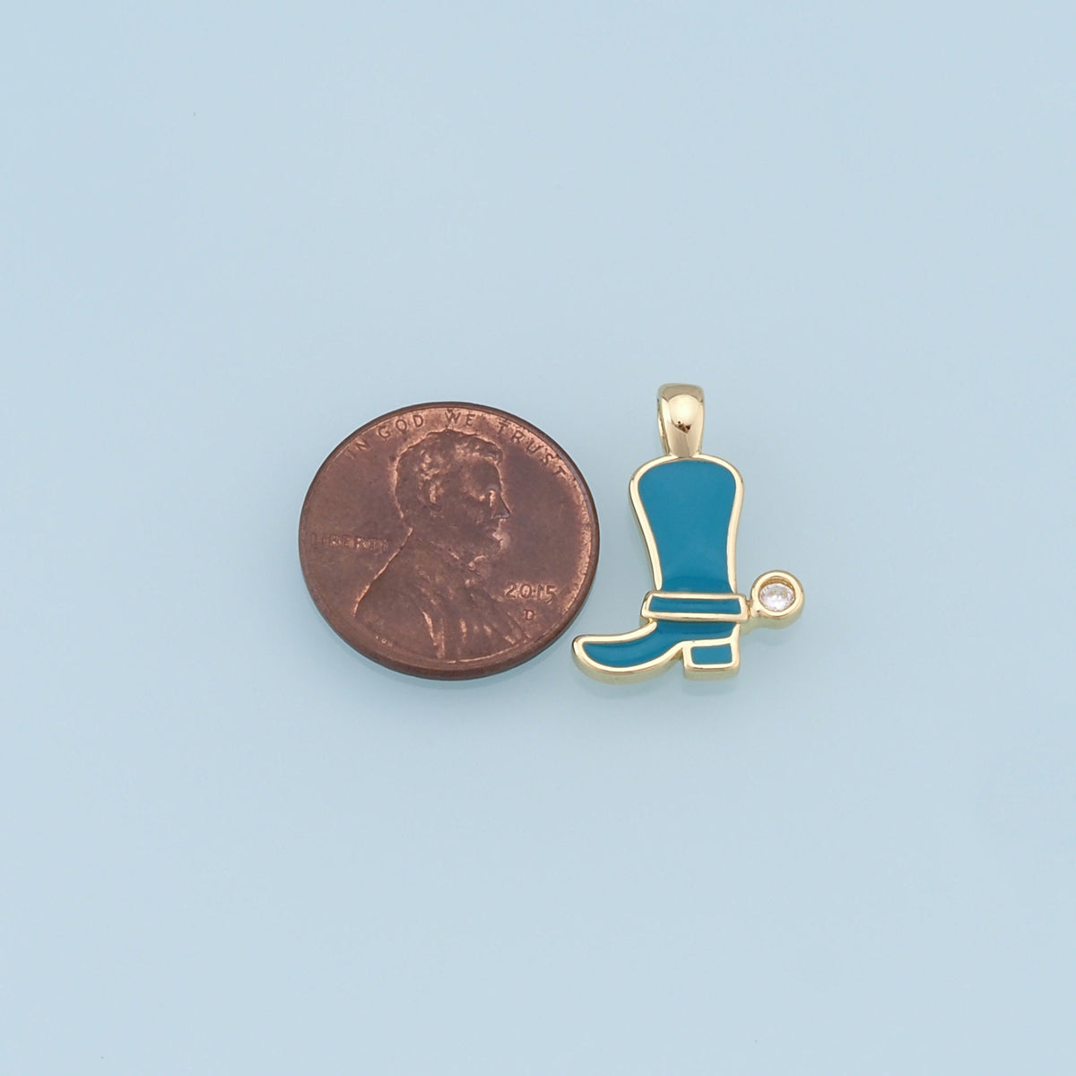 Gold Shoe Charms,18K Gold Filled Shoe Pendant,Shoe Charm Bracelet Necklace for DIY Jewelry Making Supply