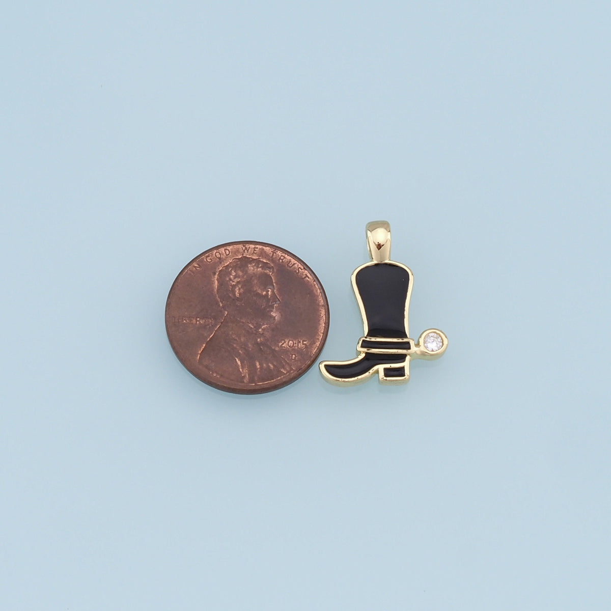 Gold Shoe Charms,18K Gold Filled Shoe Pendant,Shoe Charm Bracelet Necklace for DIY Jewelry Making Supply