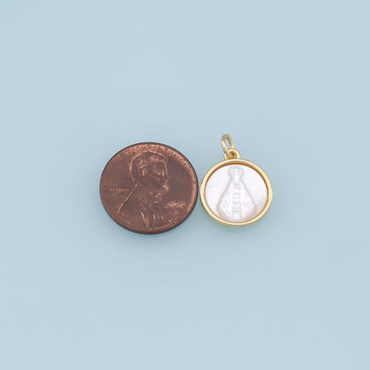 Gold virgin mary Charms,18K Gold Filled Our Lady of Guadalupe Pendant,virgin mary Charm Bracelet Necklace for DIY Jewelry Mak