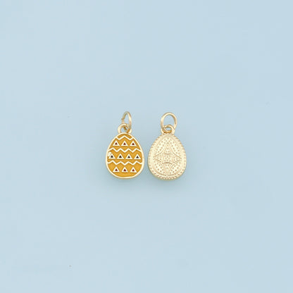 18K Gold Filled Hand Charm Pendant for Jewelry Making
