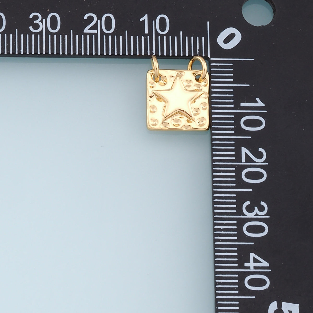 18K Gold Filled Star Charm Pendant for Jewelry Making