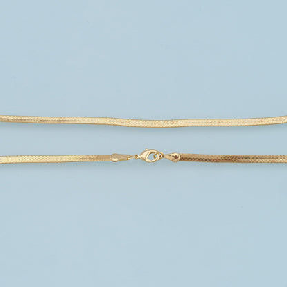 18K Gold Filled Snake Snake Chain 3.5 mm for Jewelry Making