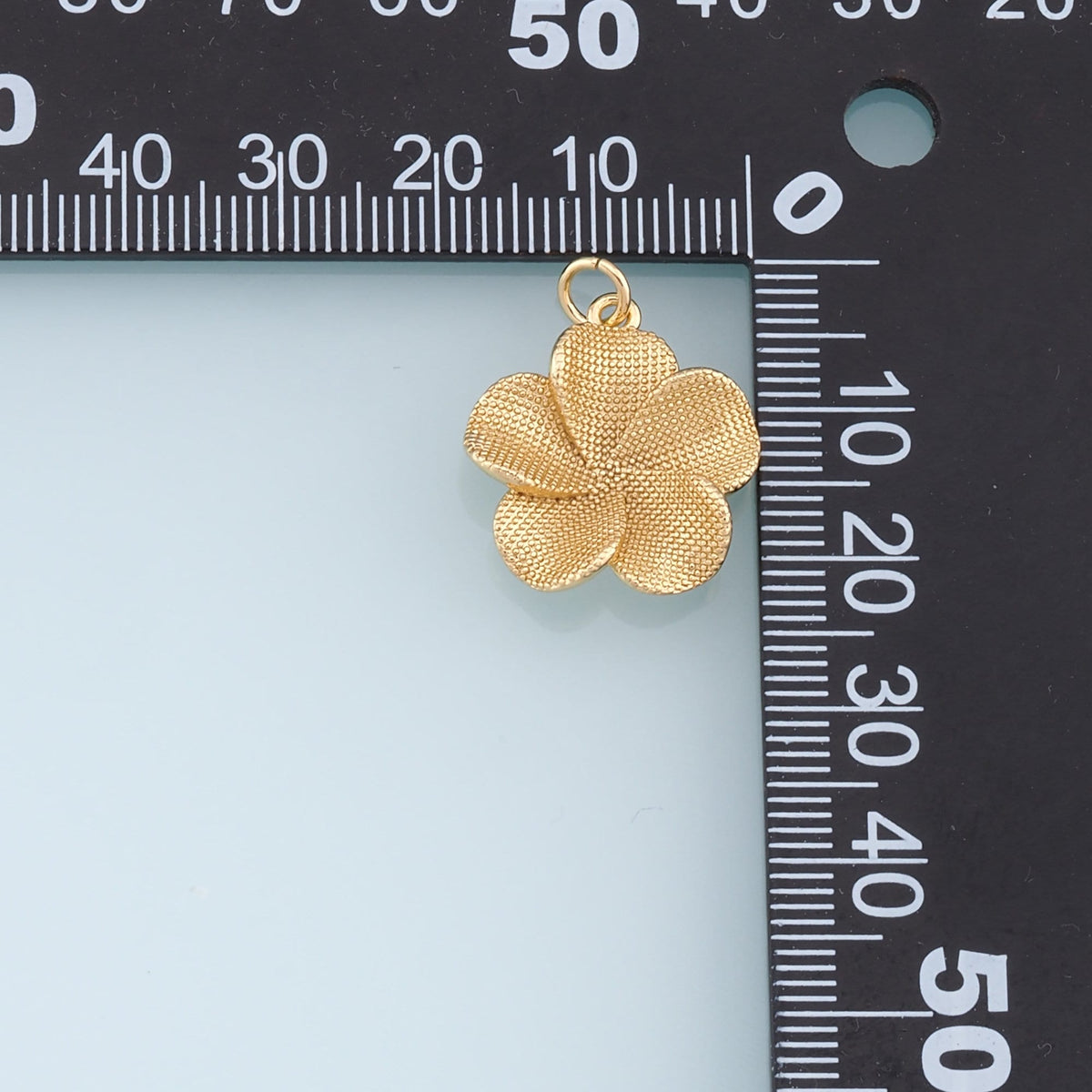 Gold Flower Charms,18K Gold Filled Flower Pendant,Silver Flower Charm Bracelet Necklace for DIY Jewelry Making Supply
