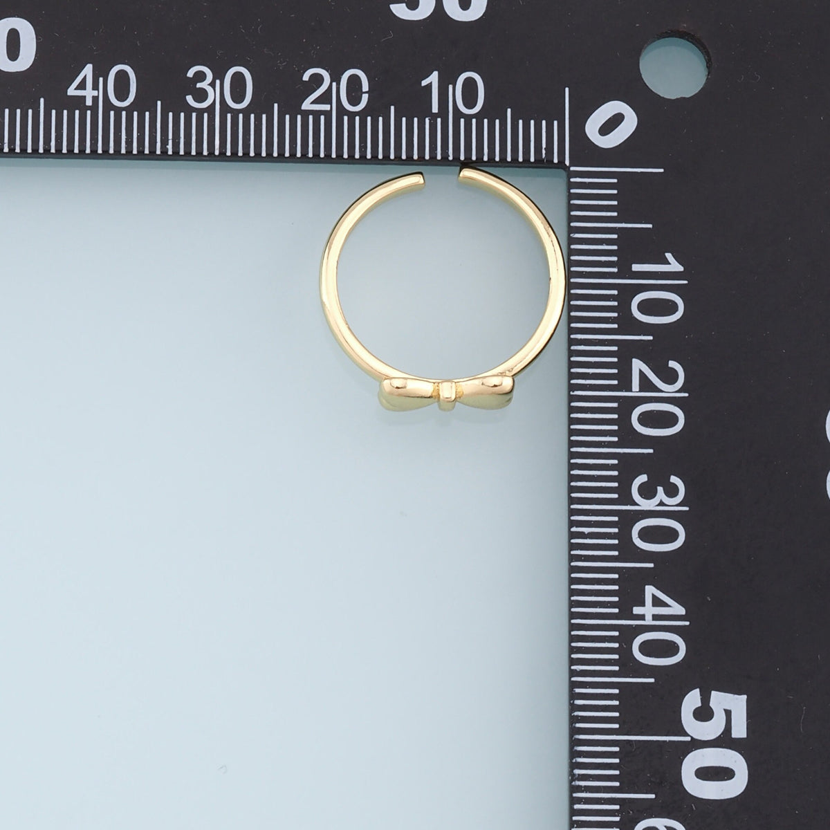 18K Gold Filled Bow Jewelry Component