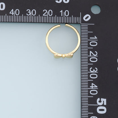 18K Gold Filled Bow Jewelry Component