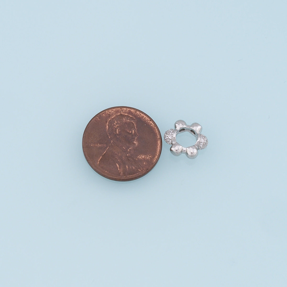 18K Gold Filled Flower Spacer Beads for Jewelry Making
