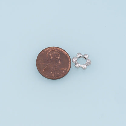 18K Gold Filled Flower Spacer Beads for Jewelry Making