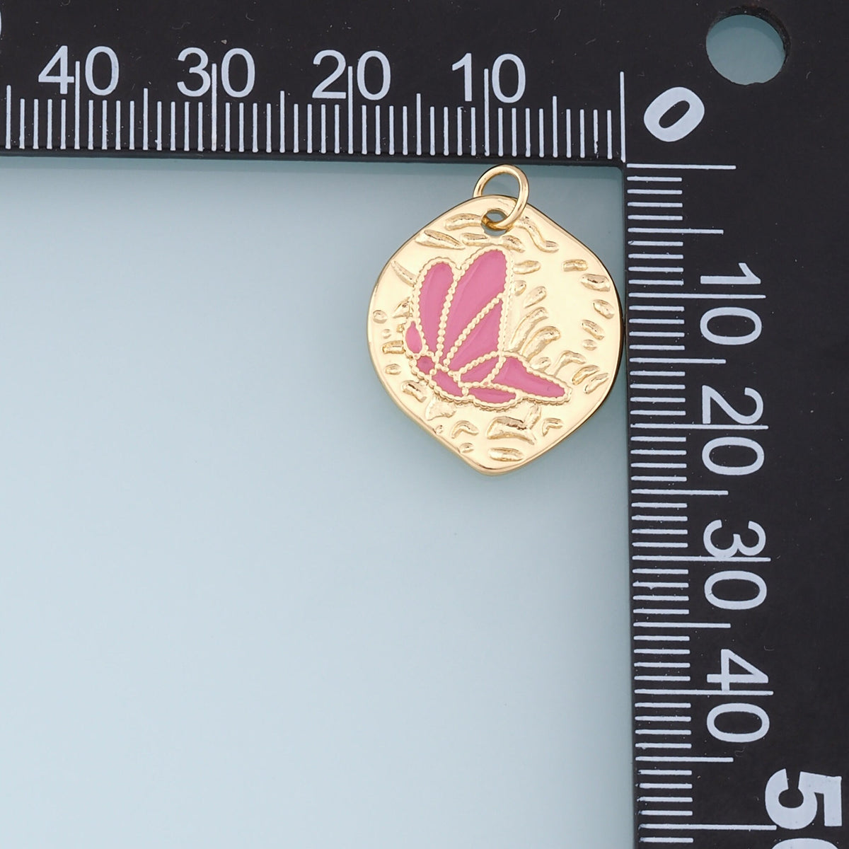 Gold Butterfly Charms,18K Gold Filled Butterfly Pendant,Enamel Butterfly Charm Bracelet Necklace for DIY Jewelry Making Suppl