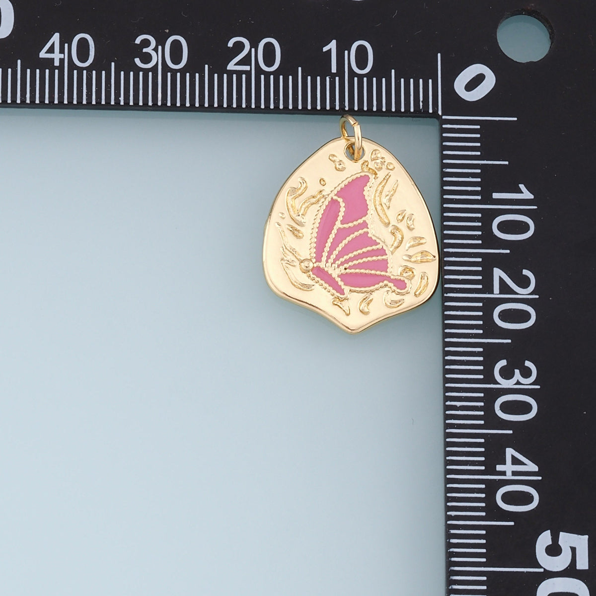 Gold Butterfly Charms,18K Gold Filled Butterfly Pendant,Enamel Butterfly Charm Bracelet Necklace for DIY Jewelry Making Suppl