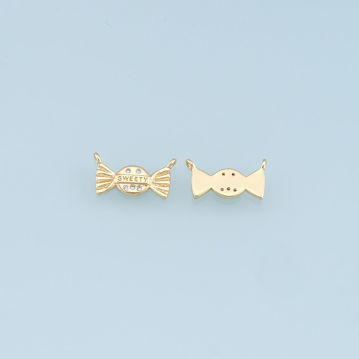 18K Gold Filled Hand Charm Pendant for Jewelry Making