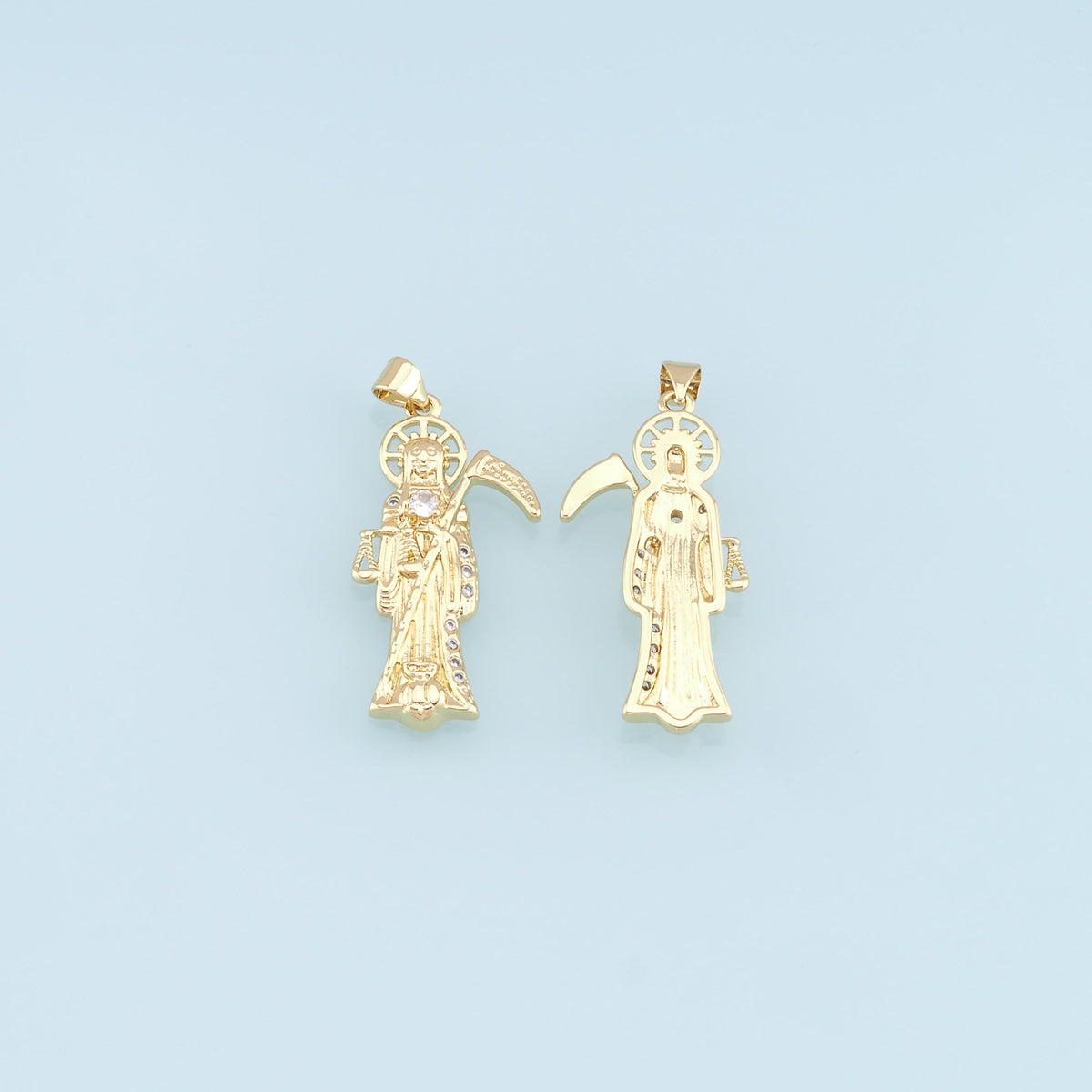 18K Gold Filled Hand Charm Pendant for Jewelry Making