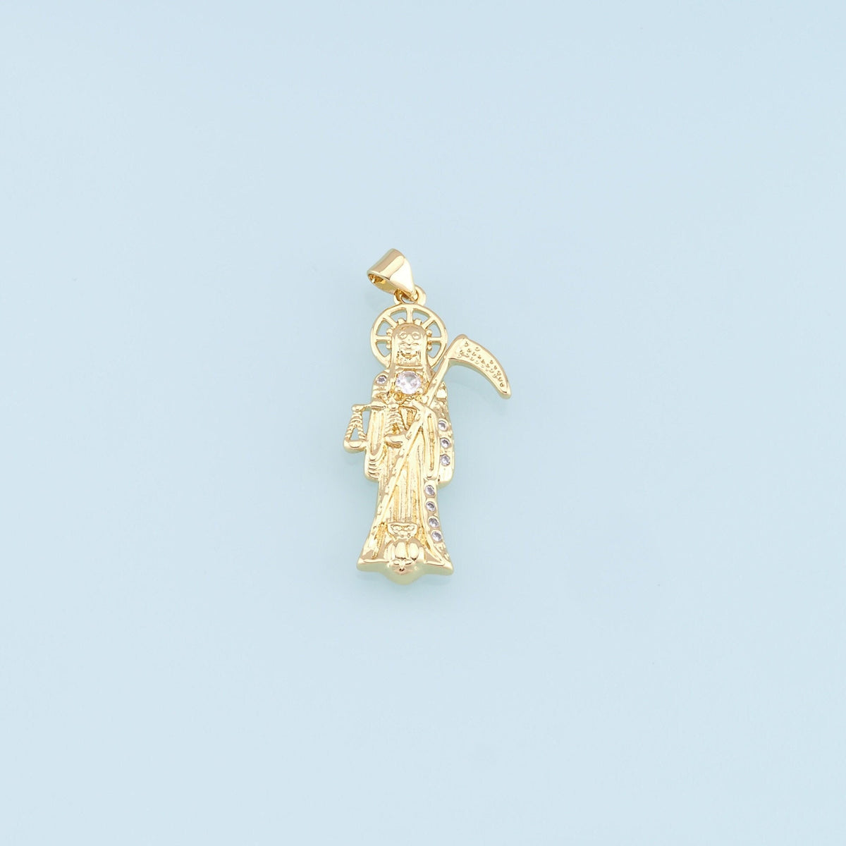 18K Gold Filled Hand Charm Pendant for Jewelry Making