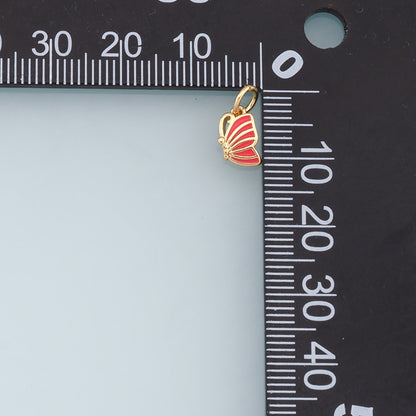 Gold Tiny Cup Charms,18K Gold Filled Enamel Cup Pendant,Cup Charm Bracelet Necklace for DIY Jewelry Making Supply