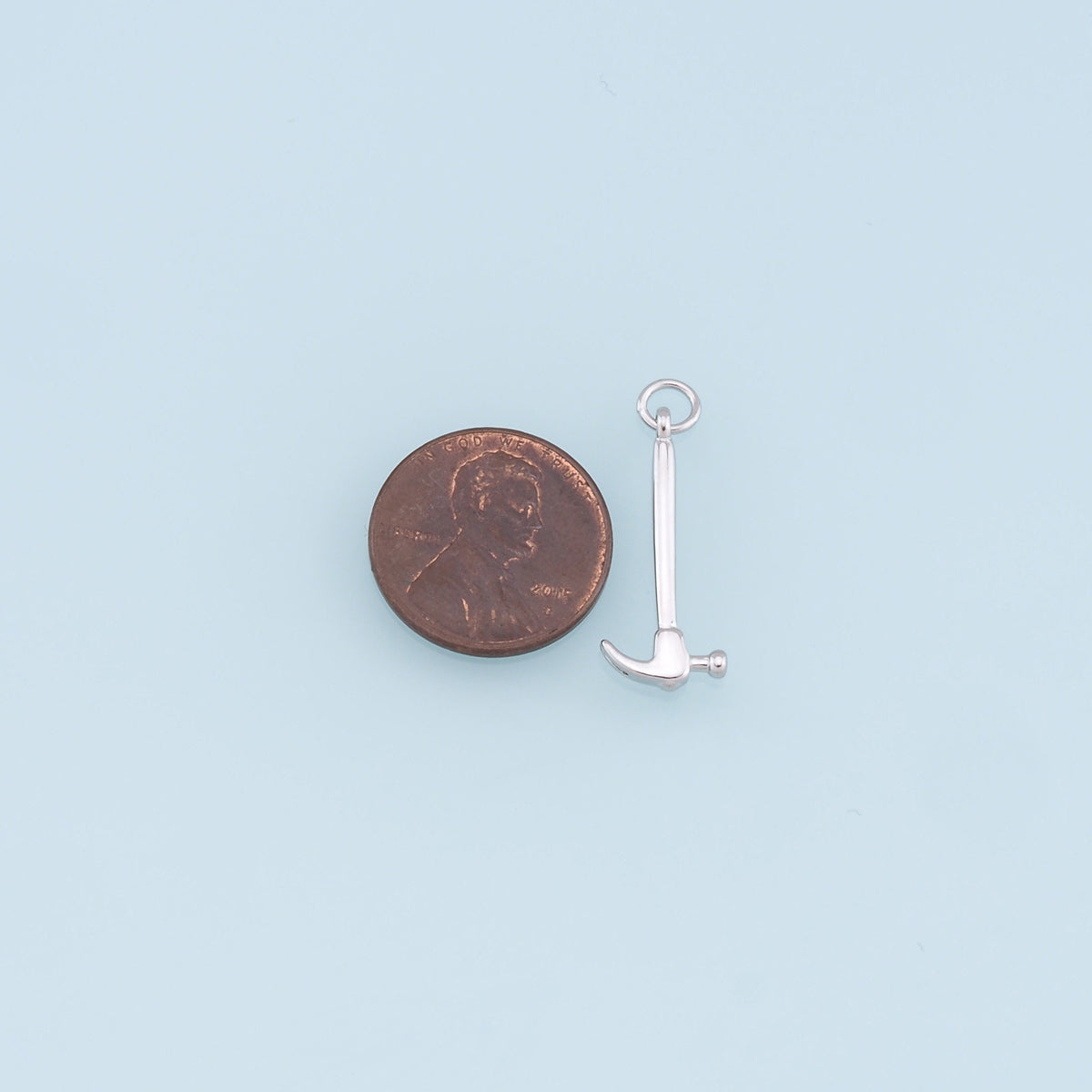 18K Gold Filled Hand Charm Pendant for Jewelry Making