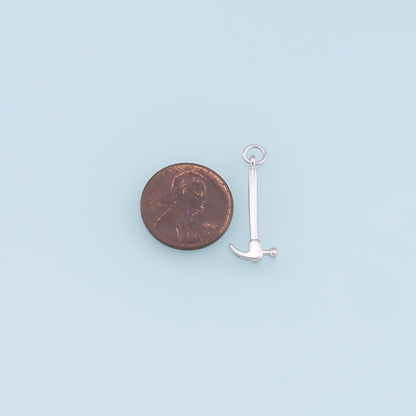 18K Gold Filled Hand Charm Pendant for Jewelry Making