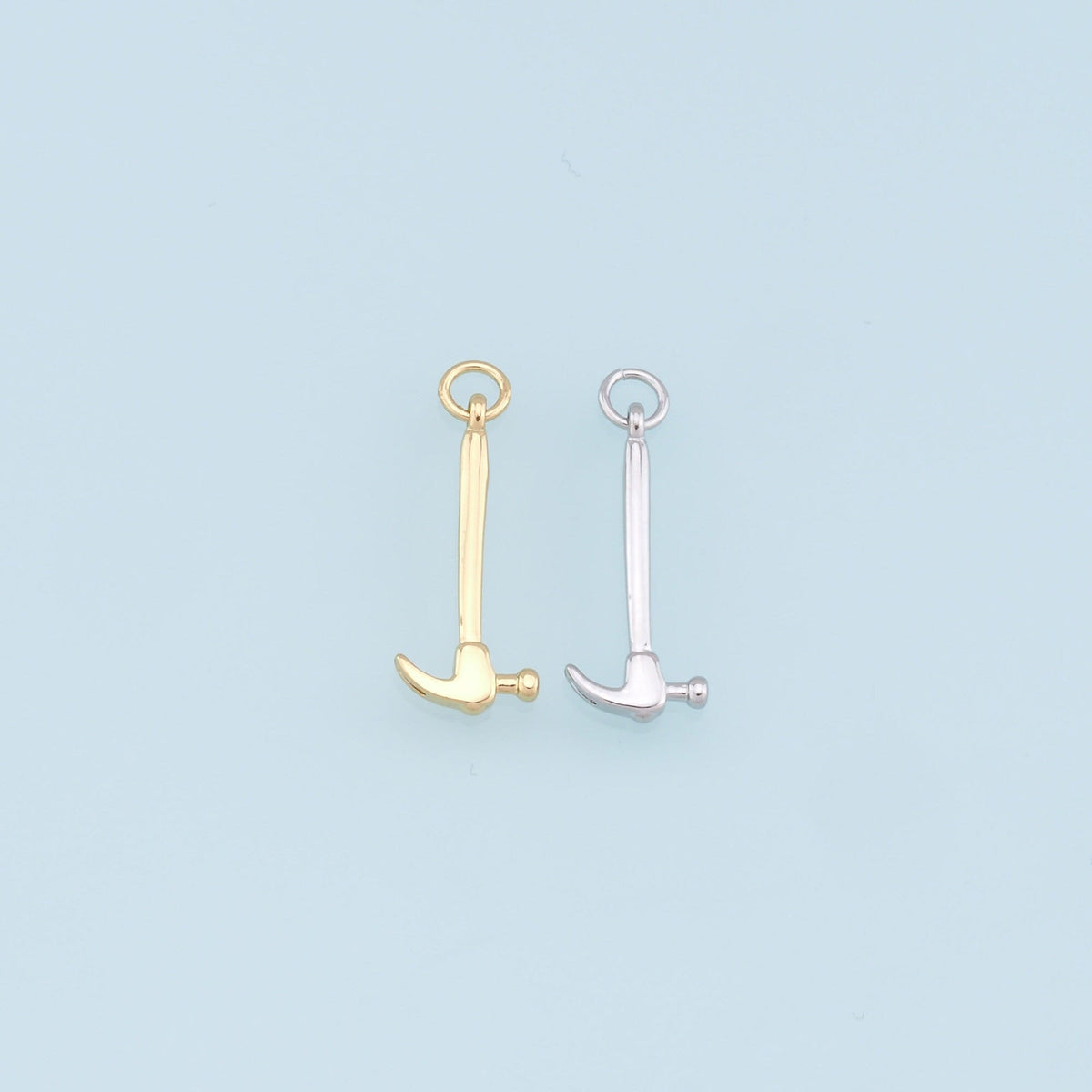 18K Gold Filled Hand Charm Pendant for Jewelry Making