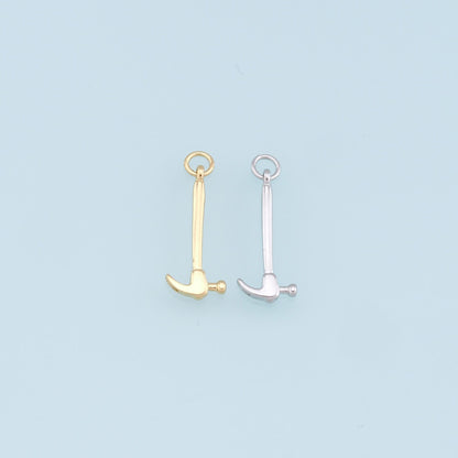 18K Gold Filled Hand Charm Pendant for Jewelry Making