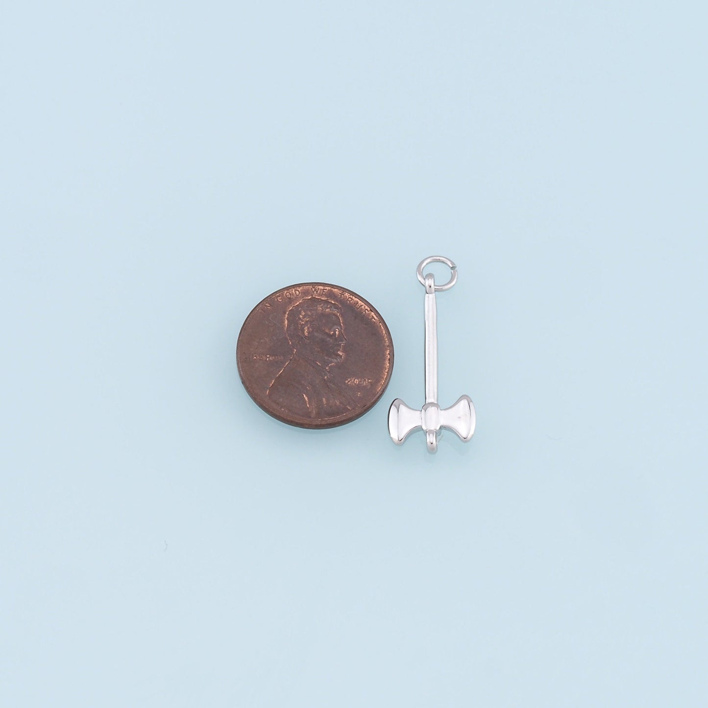 Gold Axe Charms,18K Gold Filled Axe Pendant,Axe Charm Bracelet Necklace for DIY Jewelry Making Supply