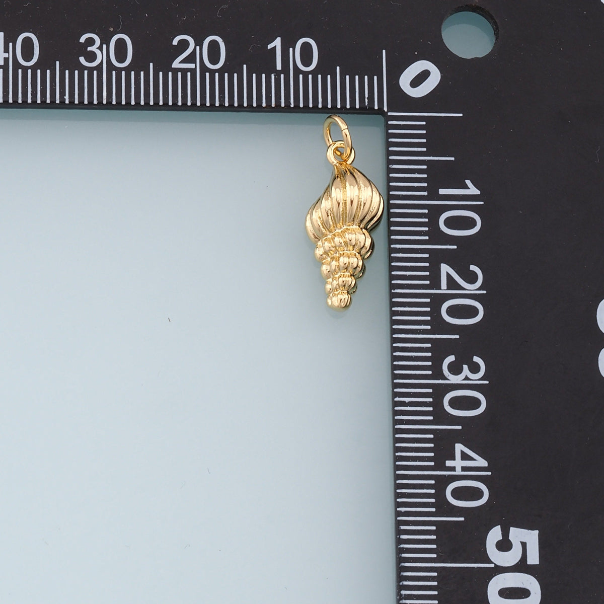 Gold Conch Charms,18K Gold Filled Conch Shell Pendant,Silver Conch Shell Charm Bracelet Necklace for DIY Jewelry Making Suppl