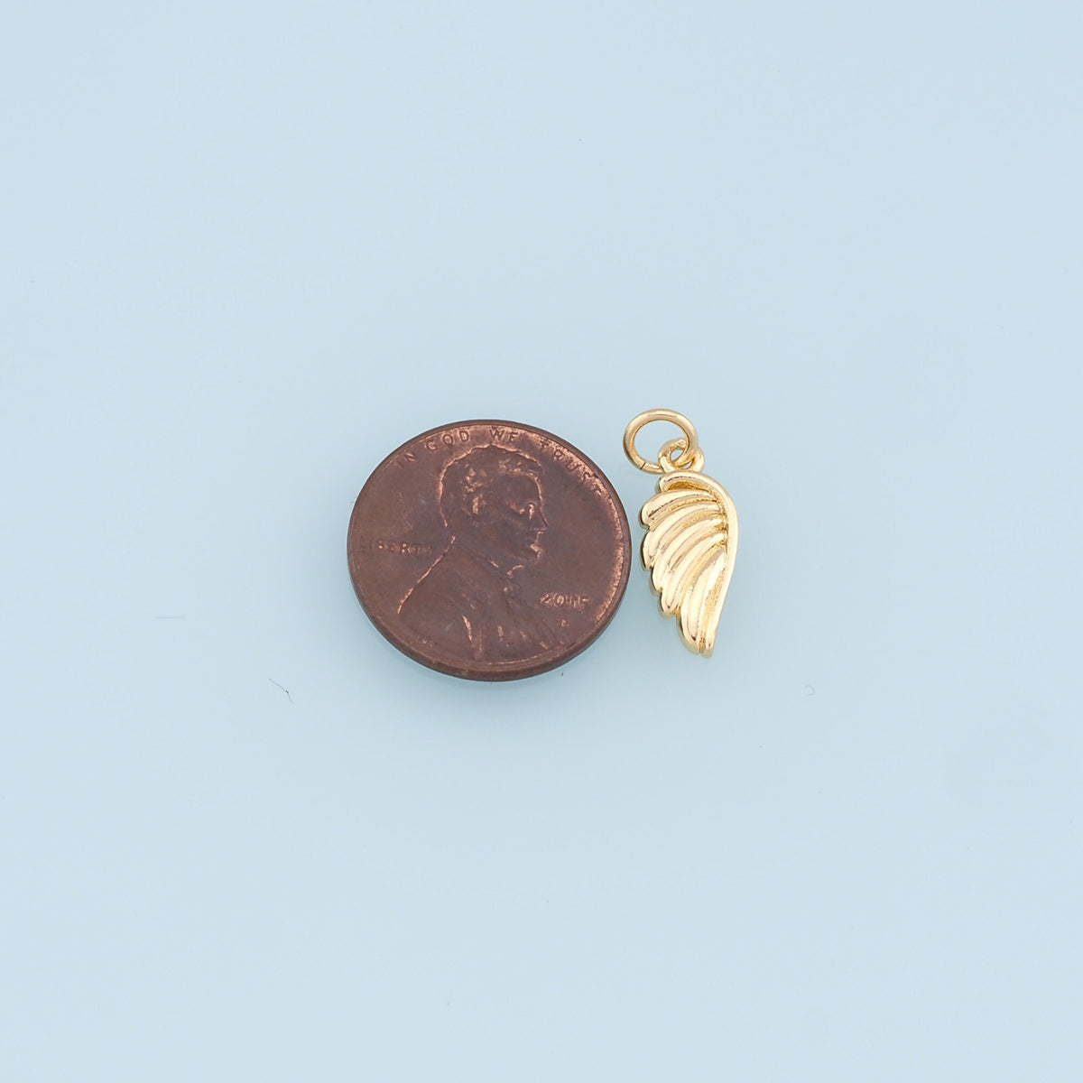 18K Gold Filled Angel Charm Pendant for Jewelry Making