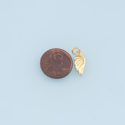 18K Gold Filled Angel Charm Pendant for Jewelry Making