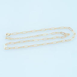 Gold Oval Chain,18K Gold Filled Oval for Necklace Bracelet DIY Jewelry Making Supply