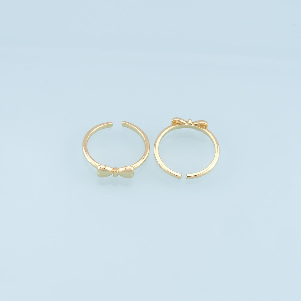 18K Gold Filled Bow Jewelry Component