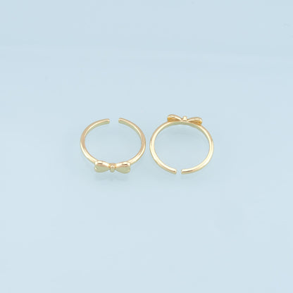 18K Gold Filled Bow Jewelry Component