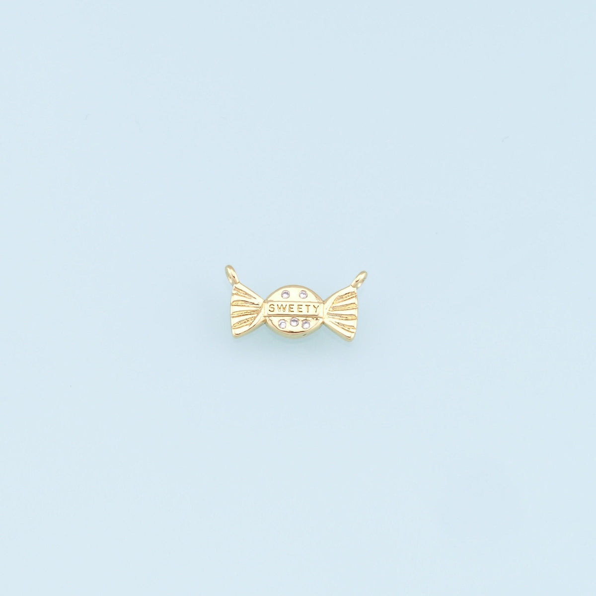 18K Gold Filled Hand Charm Pendant for Jewelry Making