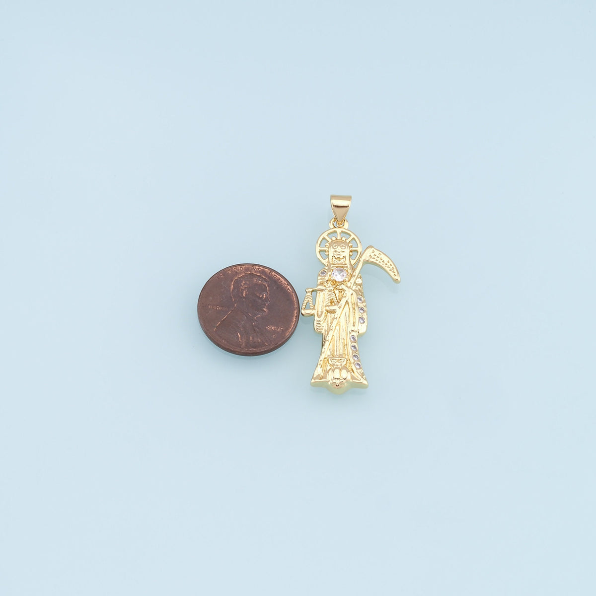 18K Gold Filled Hand Charm Pendant for Jewelry Making