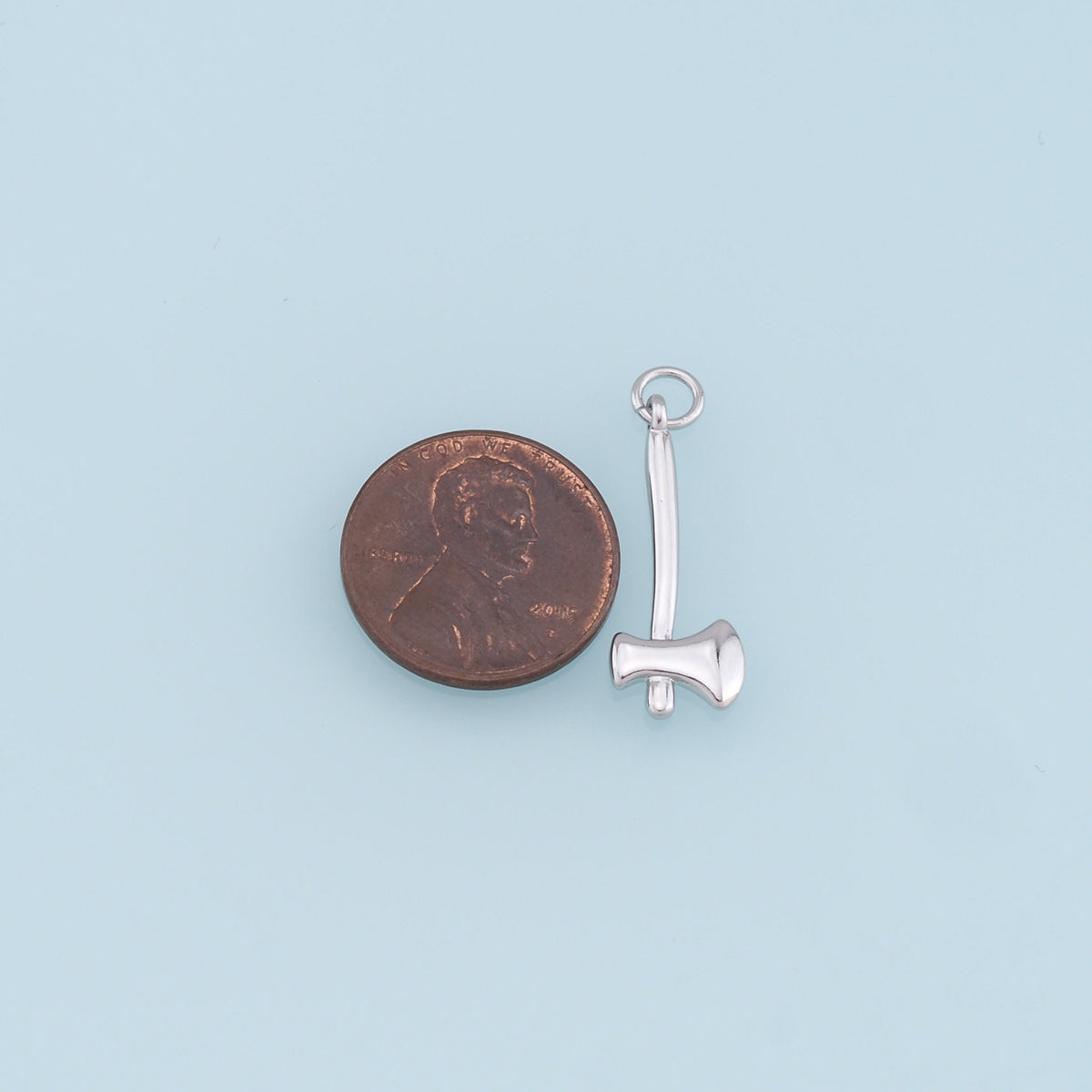 Gold Axe Charms,18K Gold Filled Axe Pendant,Axe Charm Bracelet Necklace for DIY Jewelry Making Supply