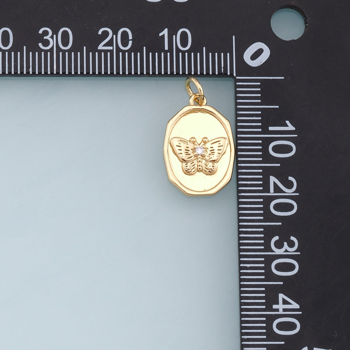 Gold Tiny Butterfly Charms,18K Gold Filled Butterfly Pendant,Butterfly Charm Bracelet Necklace for DIY Jewelry Making Supply