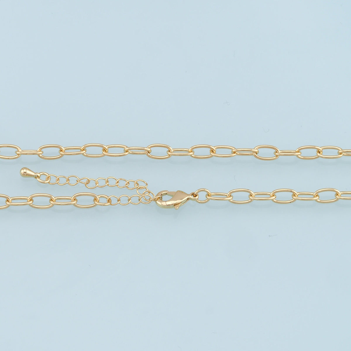 18K Gold Filled Oval Oval Chain 8 mm, 2 in for Jewelry Making