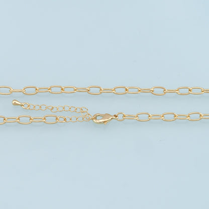 18K Gold Filled Oval Oval Chain 8 mm, 2 in for Jewelry Making