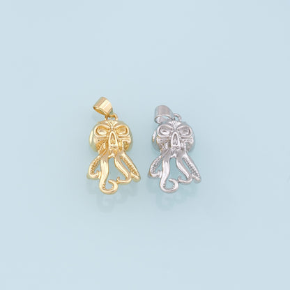 18K Gold Filled Charm Pendant for Jewelry Making