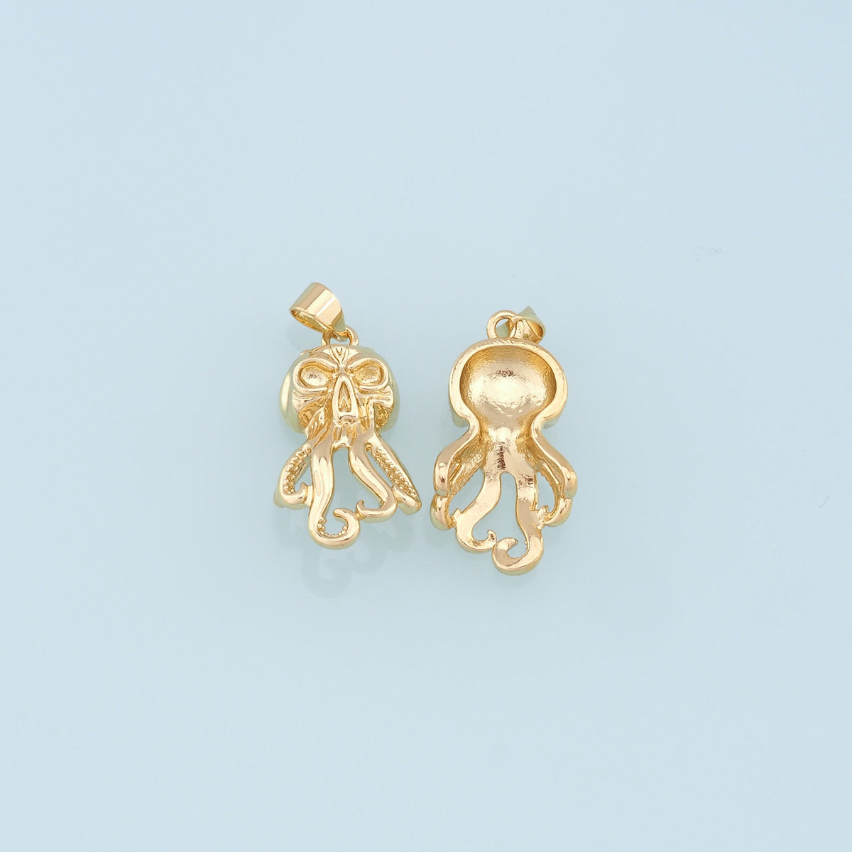 18K Gold Filled Charm Pendant for Jewelry Making