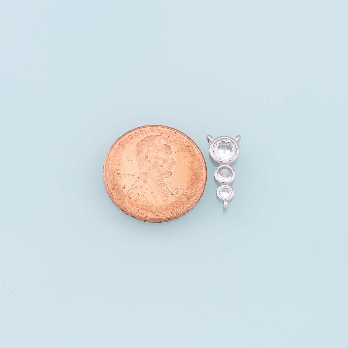 Gold Round Connector Charms,18K Gold Filled Crystal Round Pendant,Round Charm Bracelet Necklace for DIY Jewelry Making Supply