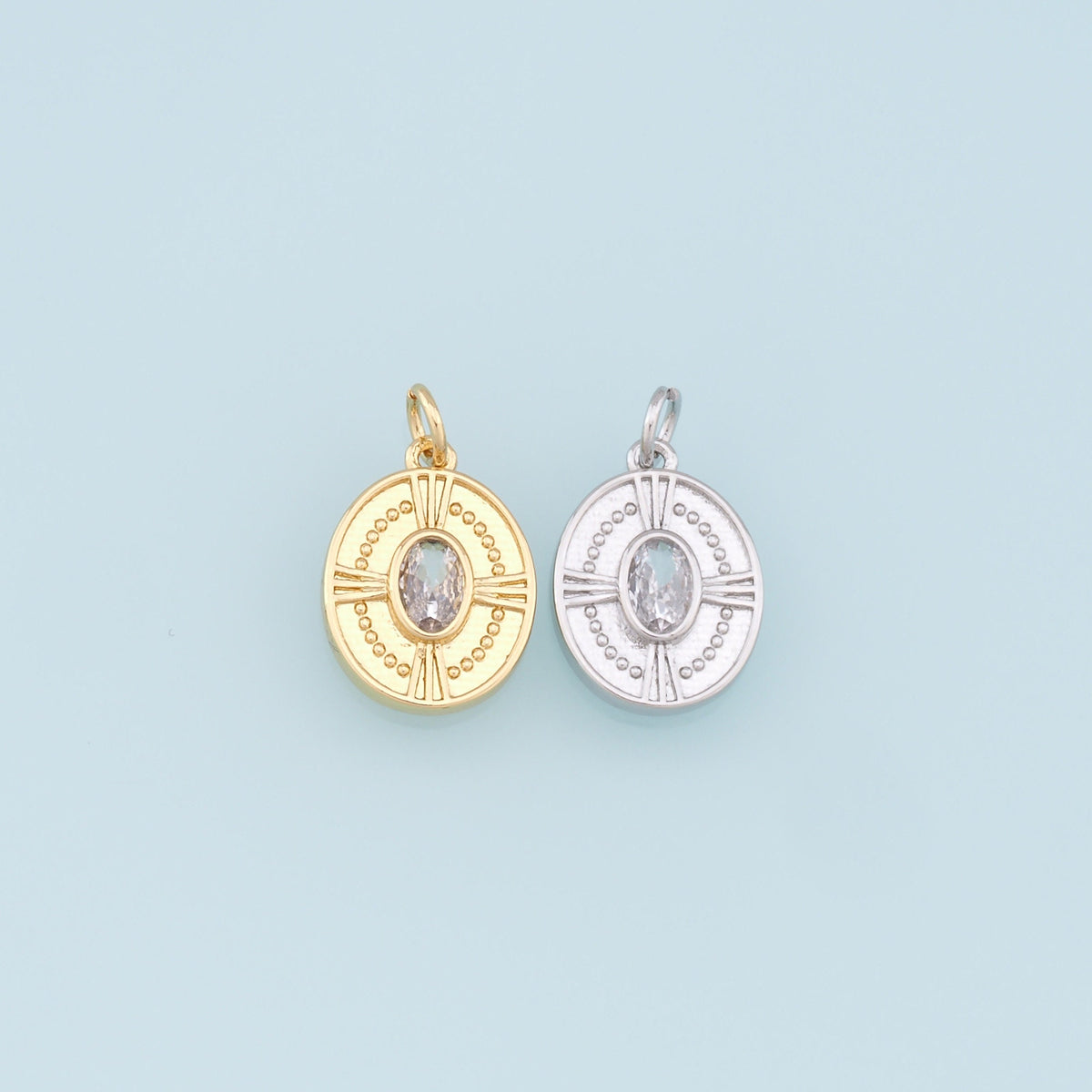 18K Gold Filled Hand Charm Pendant for Jewelry Making